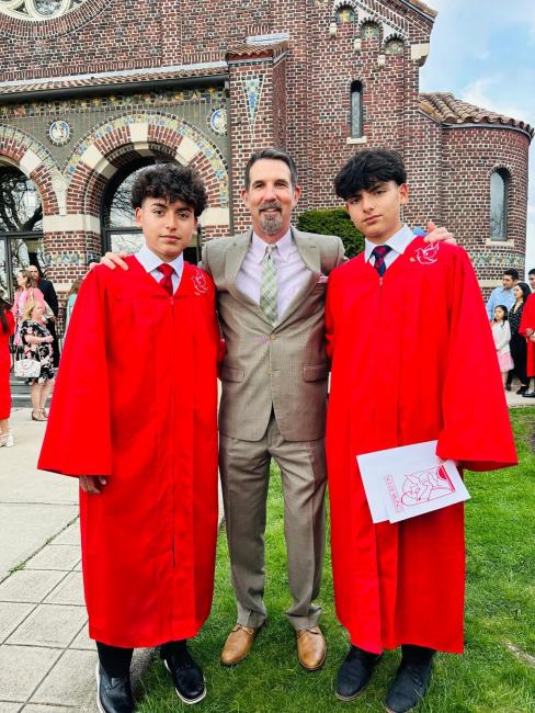 Pena Boys and Tim Hartigan